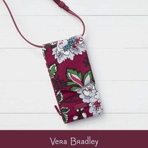 Vera Bradley "Bordeaux Blooms" Envelope Crossbody Bag; NWT
